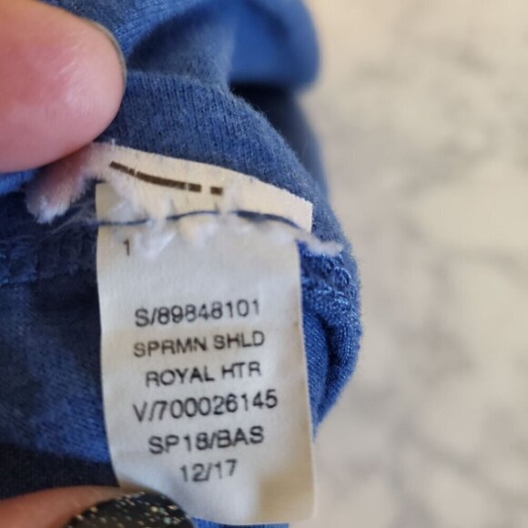 Old Navy Tshirt Men's Superman Shield Graphic Tee XXL Royal Heather Blue - Picture 5 of 8